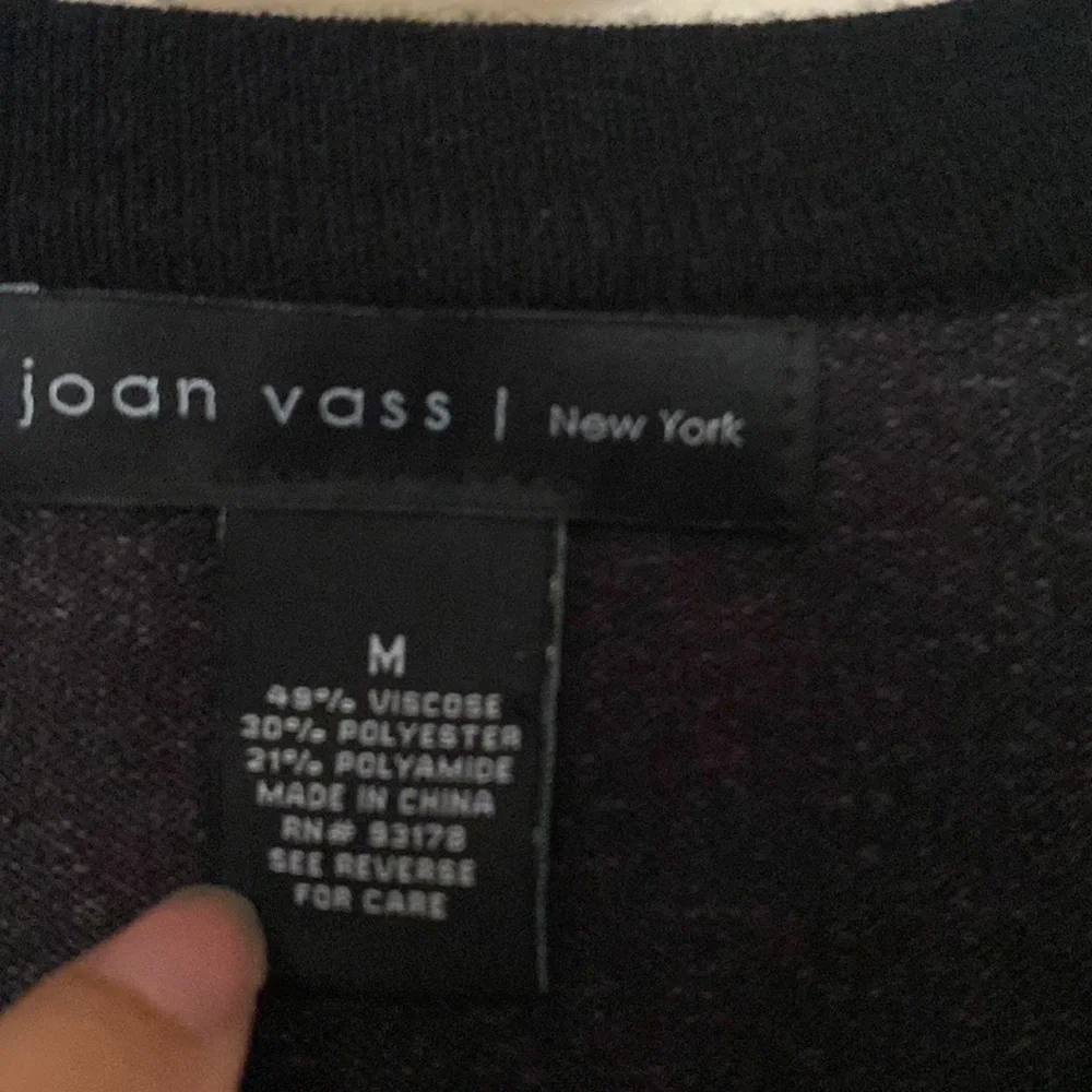 Joan vass gray cardigan size: M